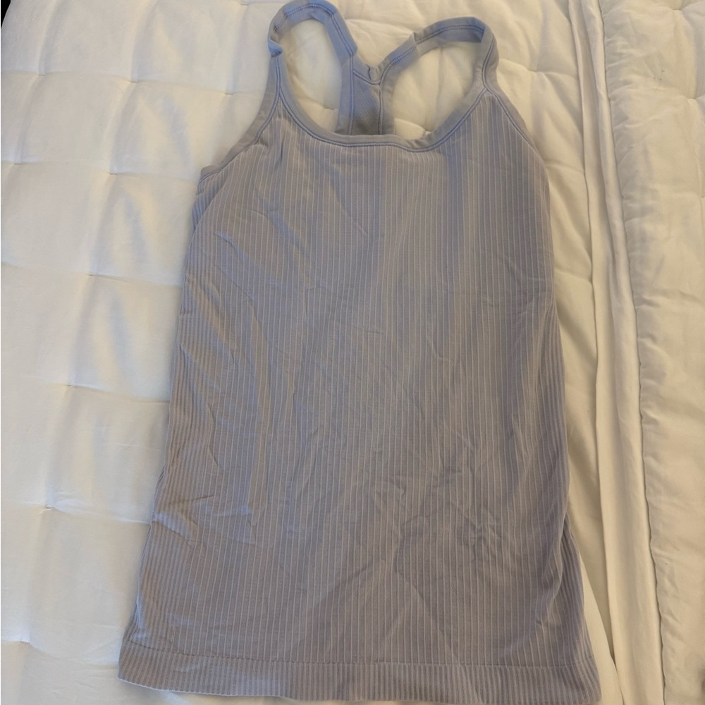 lululemon athletica Light Gray Tank Top